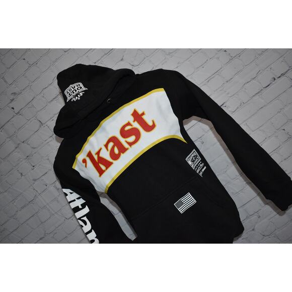 RARE Mitchell & Ness Hoodie Mens Small Atlanta Hawks Basketball Out Kast NEW TAG - Picture 2 of 11